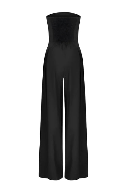 Ginette - Chic Strapless Jumpsuit